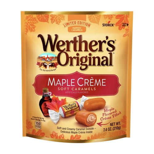 Werther's Original Maple Creme Soft Caramels 7.4 oz bag - front